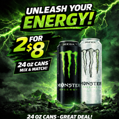 24 oz Monster Promo
