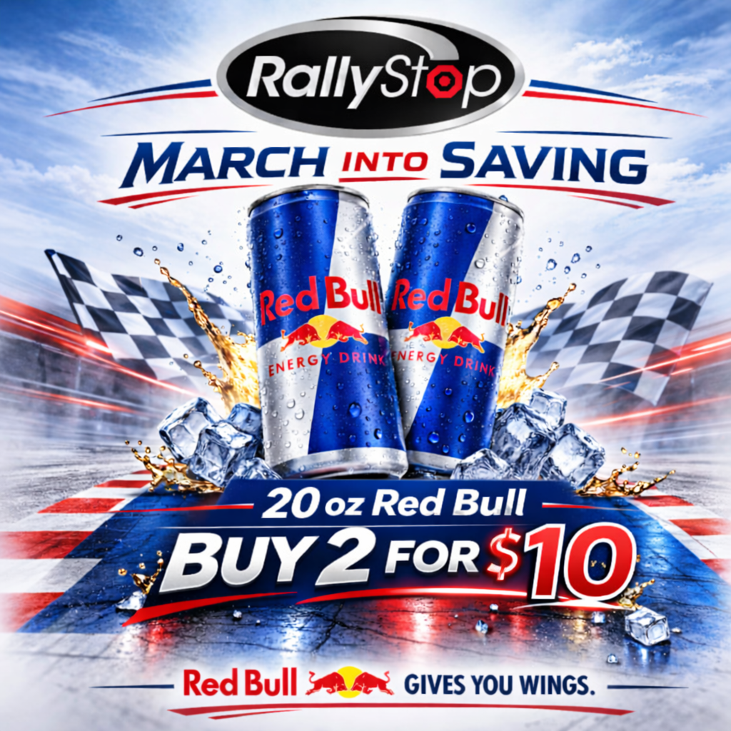 20oz Red Bull Promo