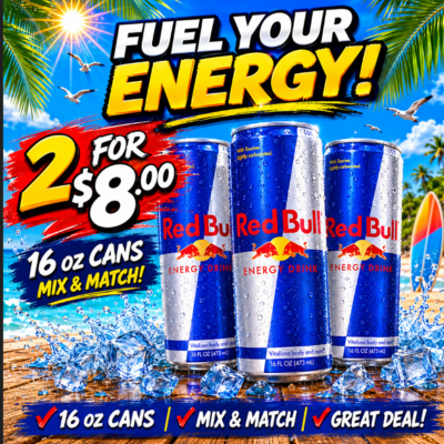16 oz Redbull